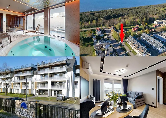 Lägenhet Sloneczne Tarasy & Grzybowo (West Pomeranian)